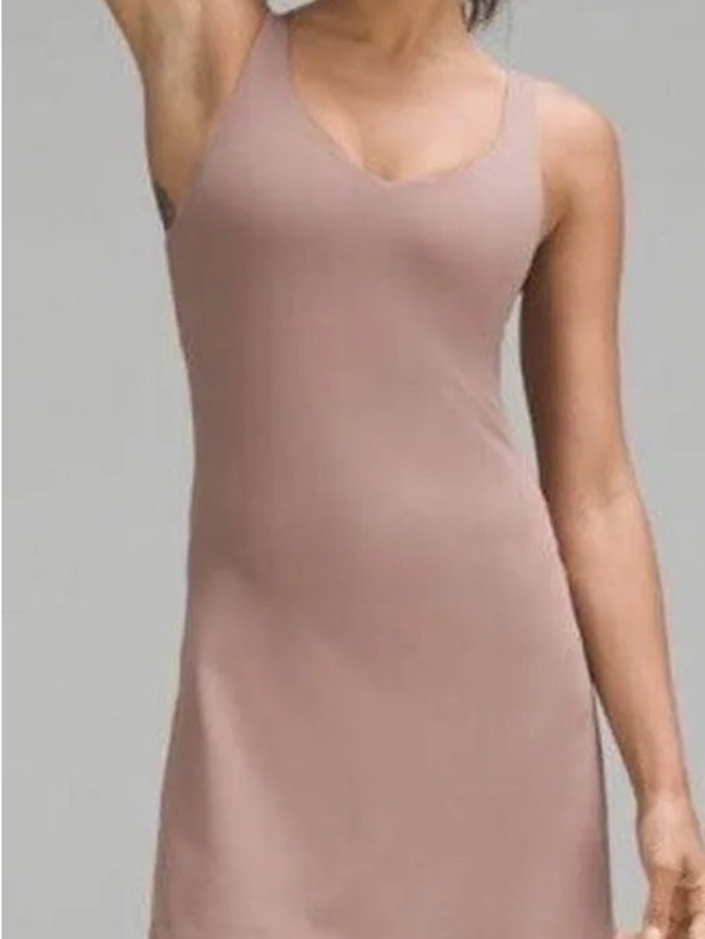 EUC lululemon athletica Align dress Twilight Rose Dress bra and shorts liner